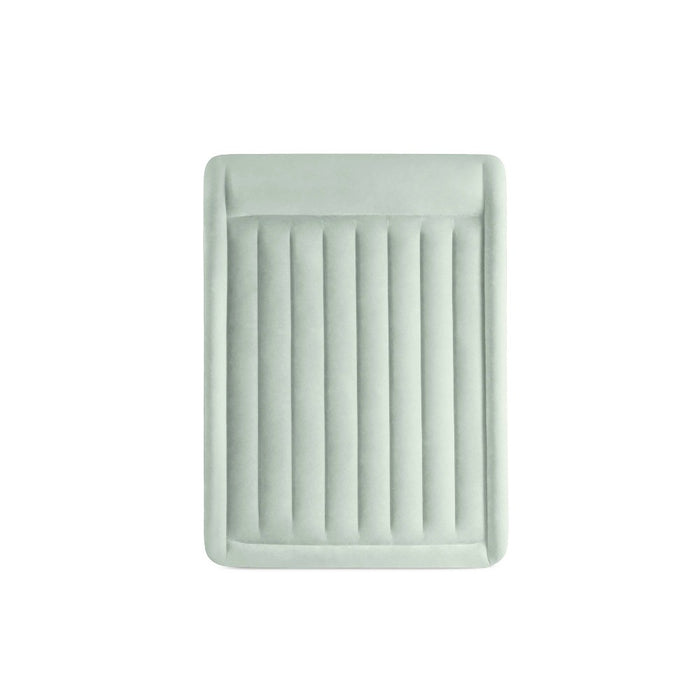 Intex Elevated 18" Pillow Rest Queen Air Mattress with Internal Pump - Off-White/Blue (LOCAL PICKUP ONLY)