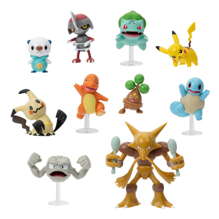 Pokemon 2" Battle Ready Mini Figure Set - 10pk