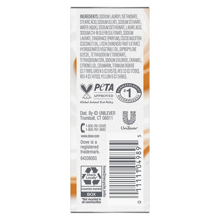 Dove Beauty Plant Based Bar Soap - Coconut Milk & Sugar Lychee - 5oz