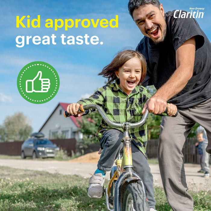 Children's Claritin Loratadine Allergy Relief 24 Hour Non-Drowsy Grape Chewable Tablets - 30ct