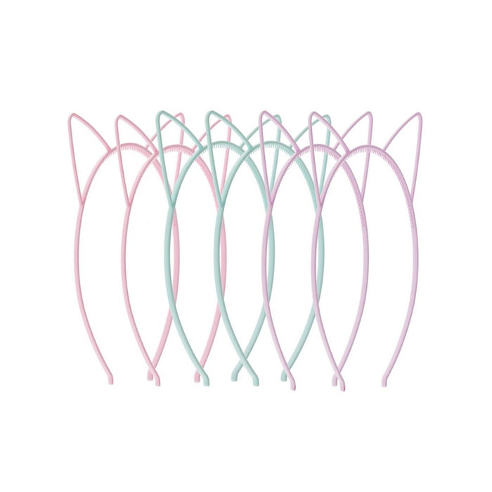 6ct Party Headband Pink/Purple/Green - Spritz