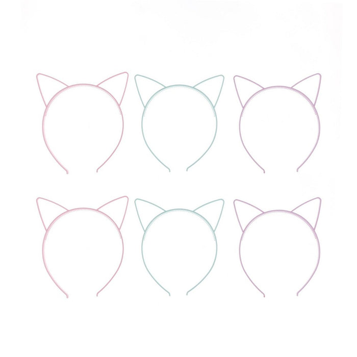 6ct Party Headband Pink/Purple/Green - Spritz