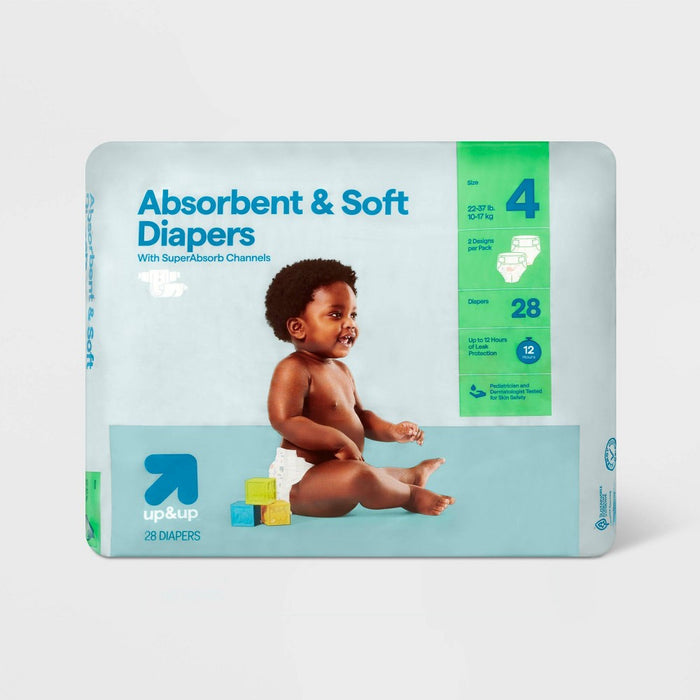 Disposable Diapers - Size 4 - 28ct - up&up