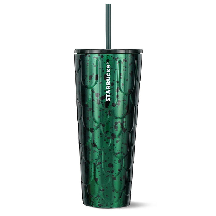 Starbucks Dark Green Siren Stainless-Steel Cold Cup - 24 fl oz