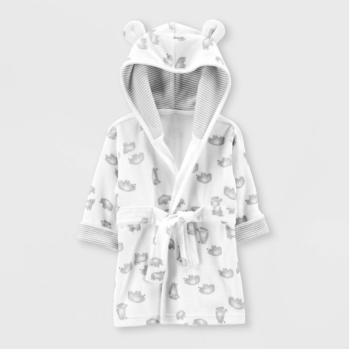 Carter's Just One You Baby Bear Bath Robe - White