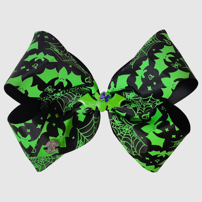 Girls' JoJo Siwa Halloween Glow in the Dark Bow - Black/Green