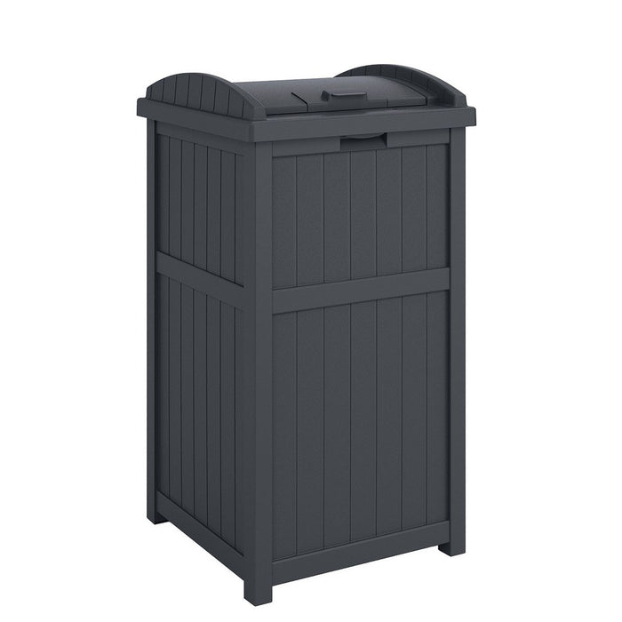 Suncast Trash Hideaway Refuse Container, Outdoor Resin Bin, Cyberspace (LOCAL PICKUP ONLY)