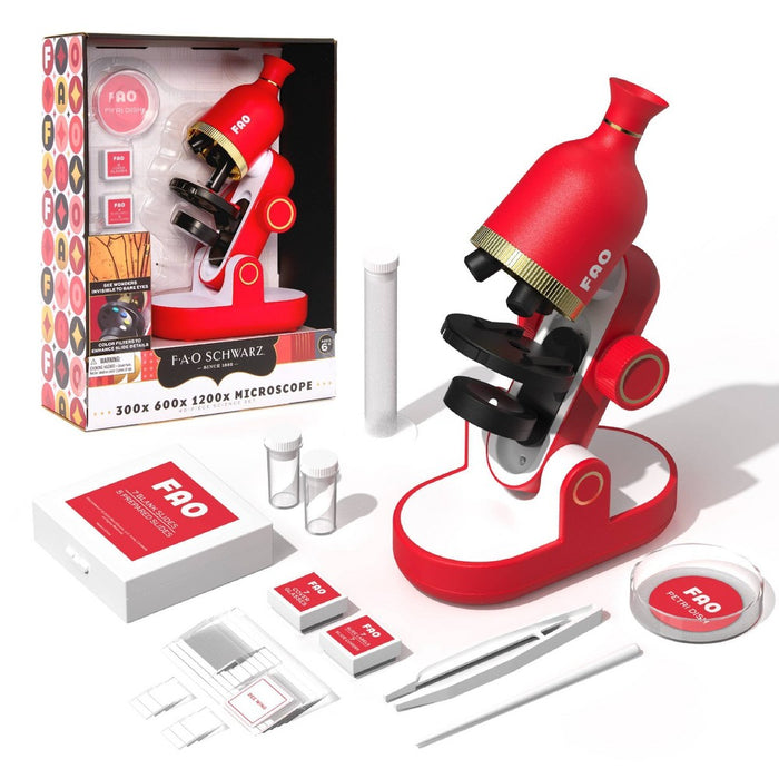 FAO Schwarz Kids' Microscope Set 40pc