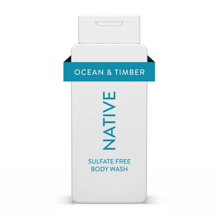 Native Body Wash - Ocean & Timber - Sulfate Free - 18 fl oz
