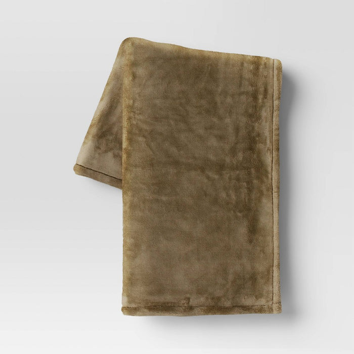 Primalush Throw Blanket Green - Threshold
