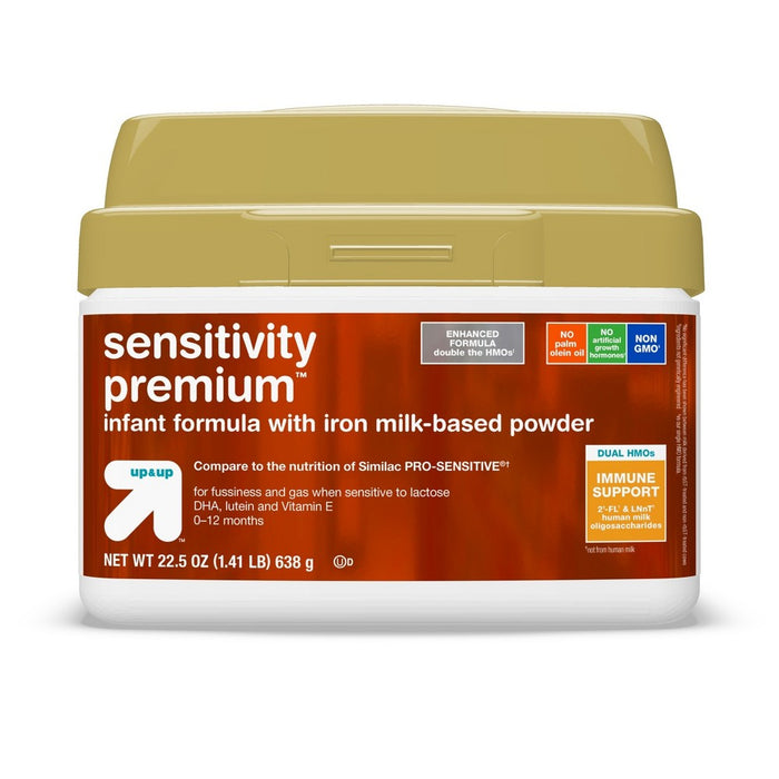 Sensitivity Premium Infant Formula with Iron Powder - 22.5oz - up&up