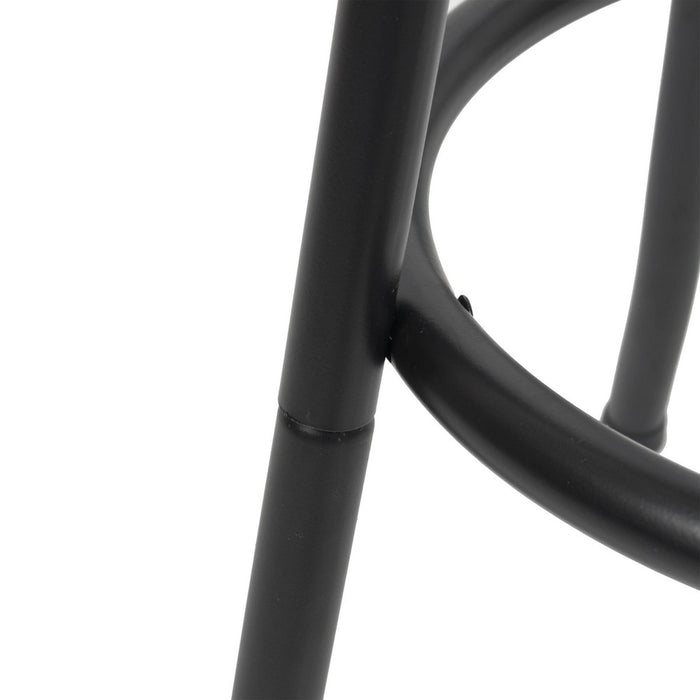 Robinson Adjustable Counter Height Barstool Dark Bronze - Holli Furniture: Swivel Seat, Metal Frame, Footrest (LOCAL PICKUP ONLY)