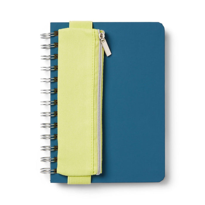 Spiral College Ruled Journal with Pouch Blue - up&up