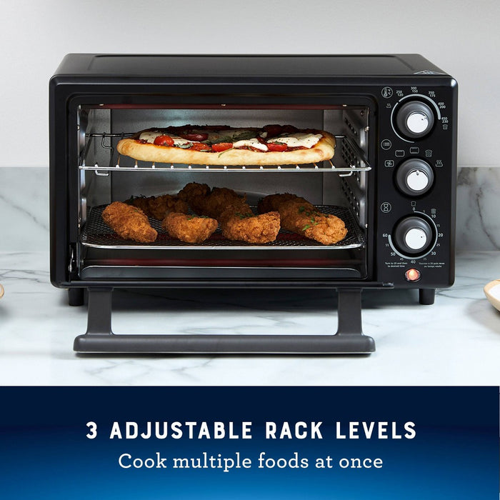 Oster 18-Quart Toaster Oven With Air Fry Matte Black
