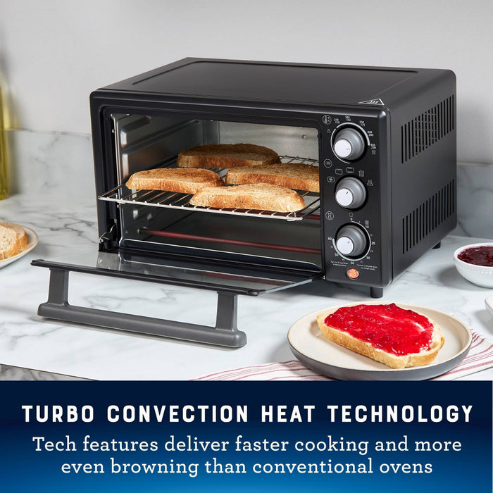 Oster 18-Quart Toaster Oven With Air Fry Matte Black