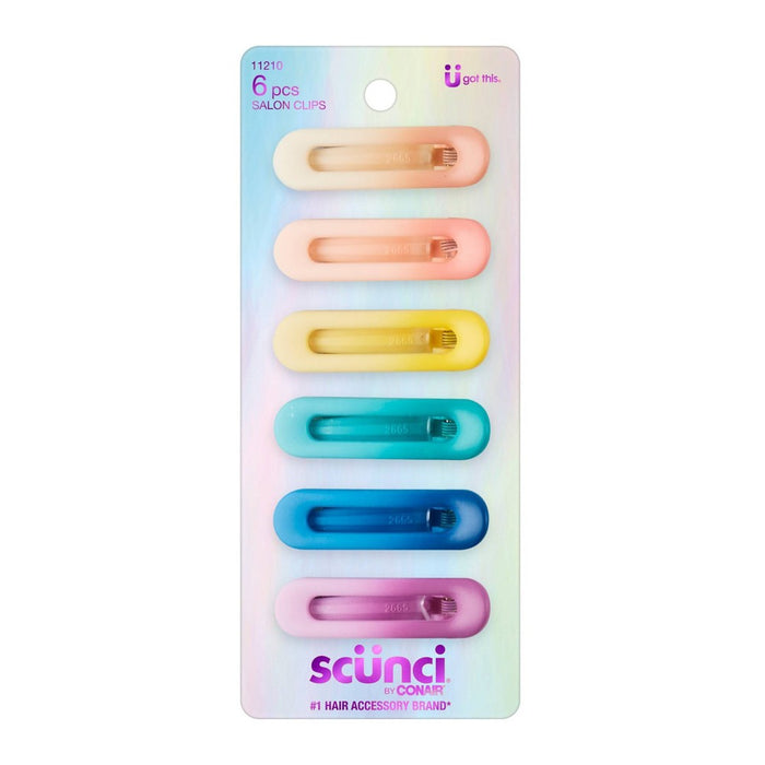 scunci Ombre Salon Hair Clips - 6ct