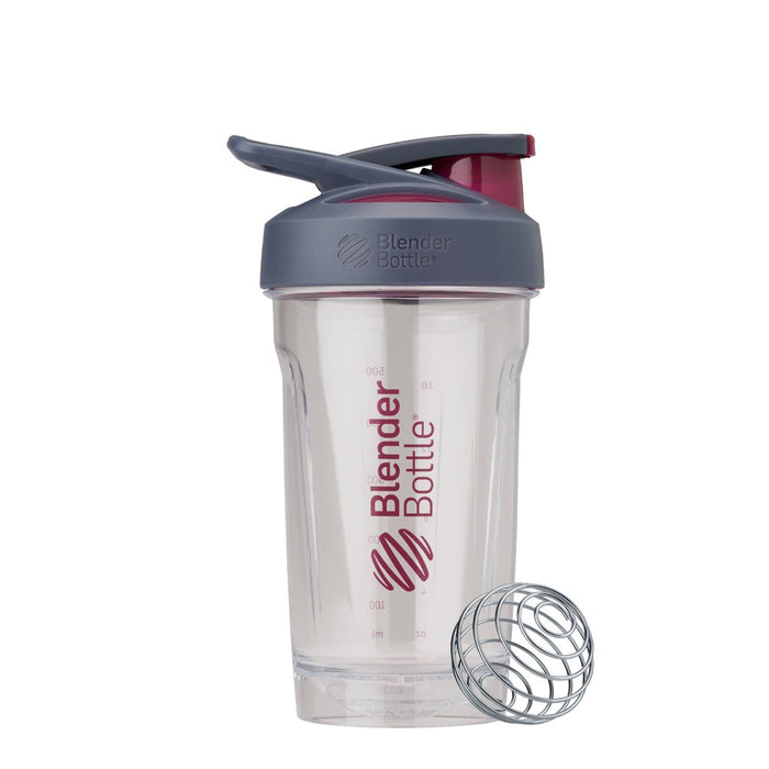 BlenderBottle 24oz Strada Tritan Plastic Tumbler - Clear/Plum
