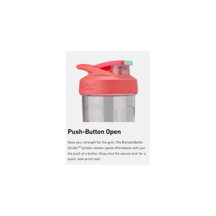 BlenderBottle 24oz Strada Tritan Plastic Tumbler - Clear/Plum