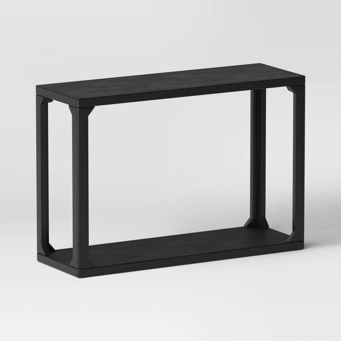 Castalia Console Table Black - Threshold: Wood Frame, Rectangular Sofa Table for Entryway (LOCAL PICKUP ONLY)