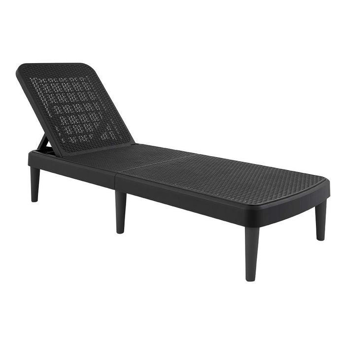Lagoon Tahiti Rattan Sun Lounger - Black (LOCAL PICKUP ONLY)