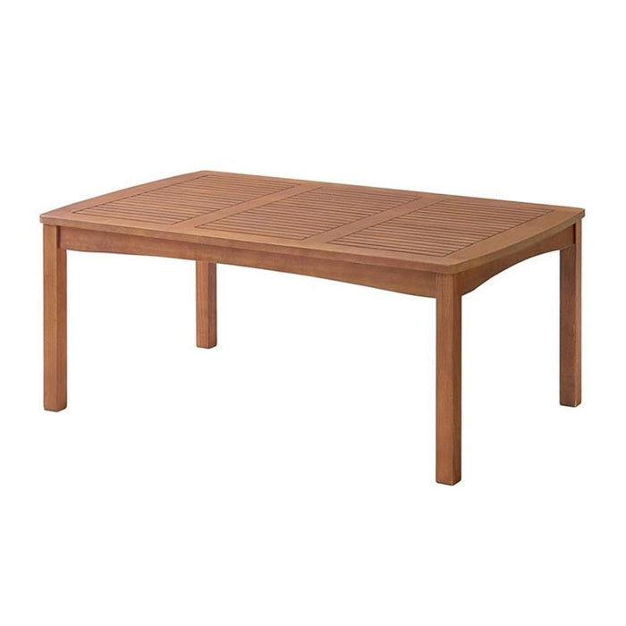 Lyndon Eucalyptus Wood Outdoor Cocktail Table – Weather-Resistant, Termite-Resistant, Perfect For Patio, Deck, Garden – Coordinates With Lyndon Collection – 44 In. W X 28 In. D X 19 In. H (LOCAL PICKUP ONLY)