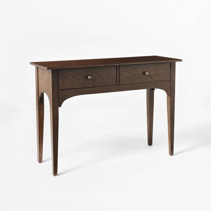Palma 46" Arched Console Table: Hardwood Frame, 2 Drawers, No Assembly - Threshold designed w/Studio McGee (LOCAL PICKUP ONLY)