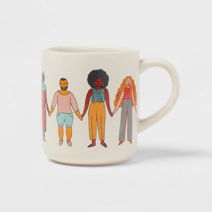 16oz Stoneware 'People Person' Drinkware Mug - Threshold