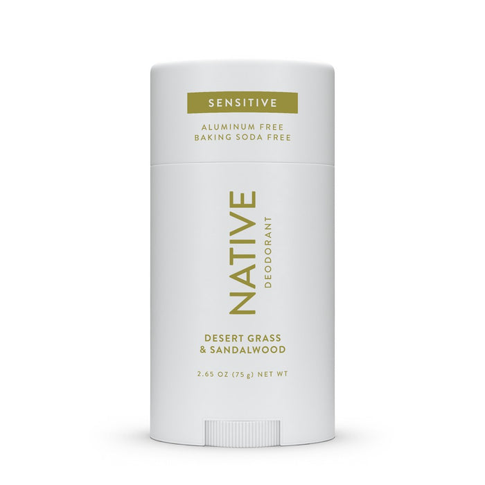 Native Sensitive Deodorant - Desert Grass & Sandalwood - No Baking Soda - 2.65 oz