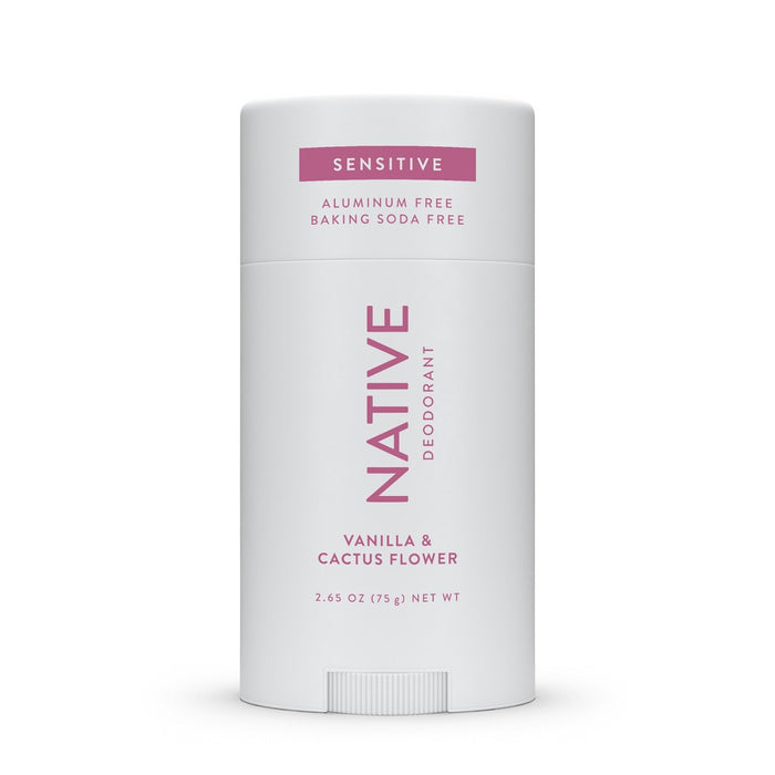 Native Sensitive Deodorant - Vanilla & Cactus Flower - No Baking Soda - 2.65 oz