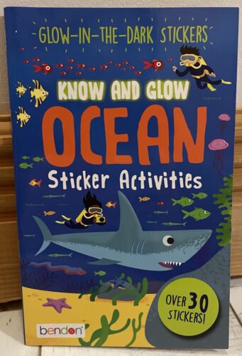Bendon Glow in the Dark Sticker Activity Book - Ocean