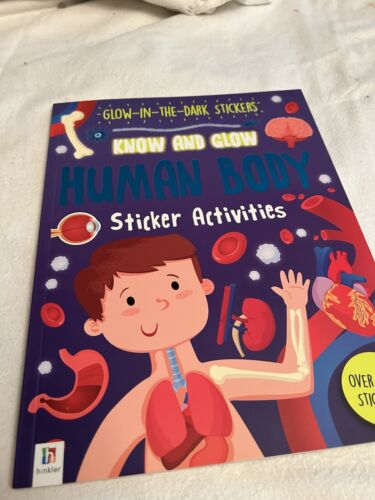 Bendon Glow in the Dark Sticker Activity Book - Human Body