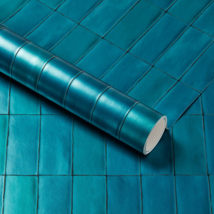 Artisan Tile Wallpaper Peacock Pearl - Threshold