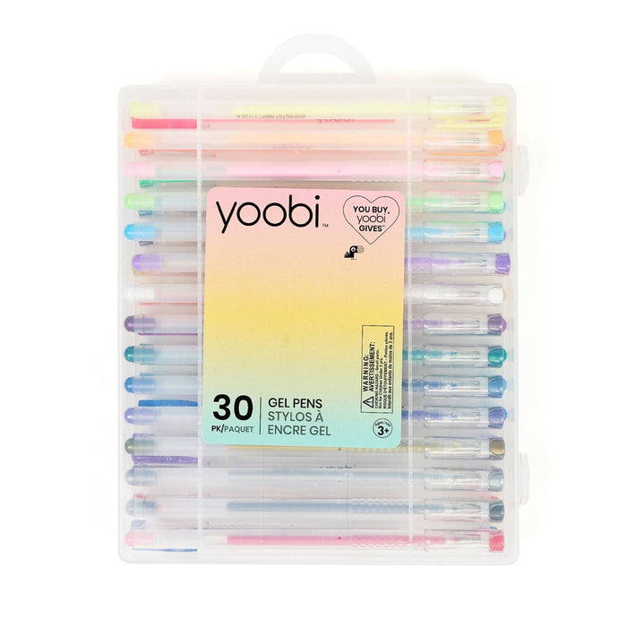 Yoobi 30pk Gel Pens Set Multicolor