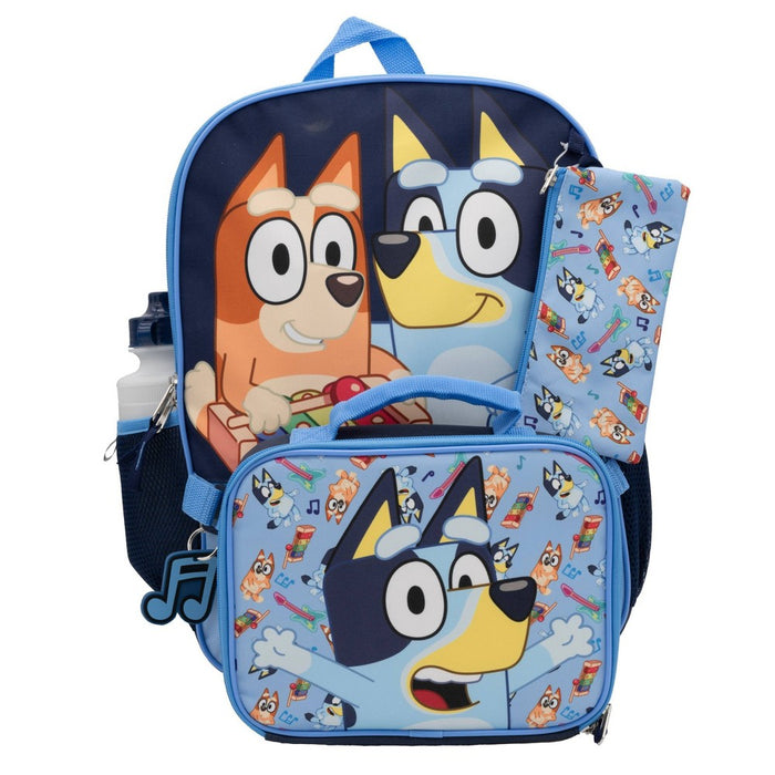 Bluey Kids' 5pc 16" Backpack Set with Lunch Bag