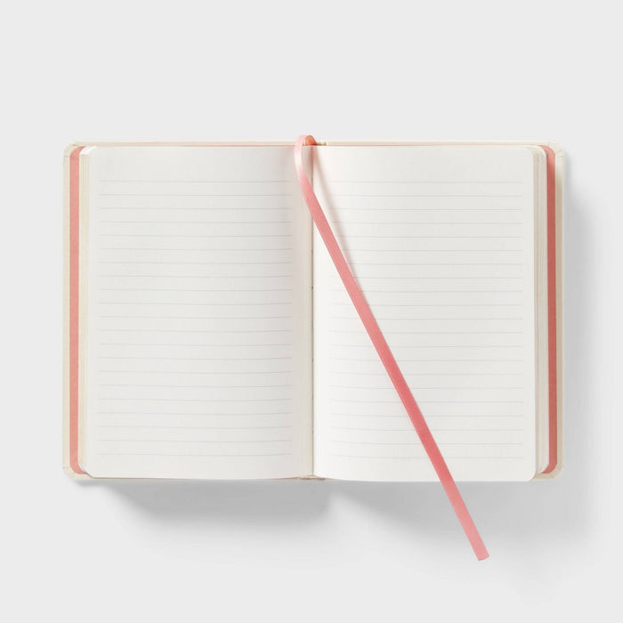 192pg College Ruled Journal 5"x7" Cream Monogram V - Opalhouse