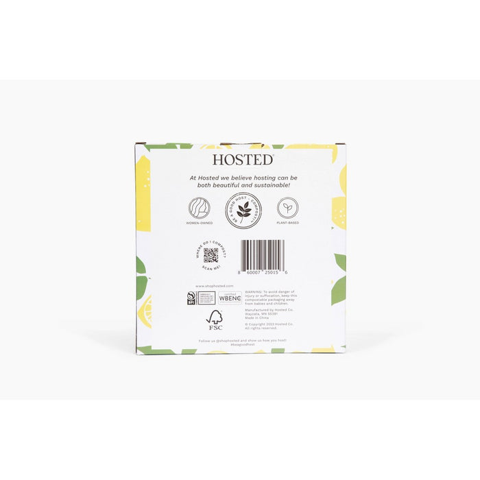 Hosted Party Pack Dinnerware Set - Lemon - 97ct