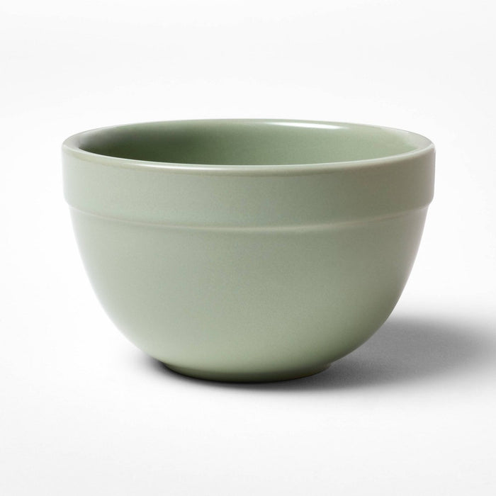 8oz Stoneware Mini Bowl Sage Green - Figmint