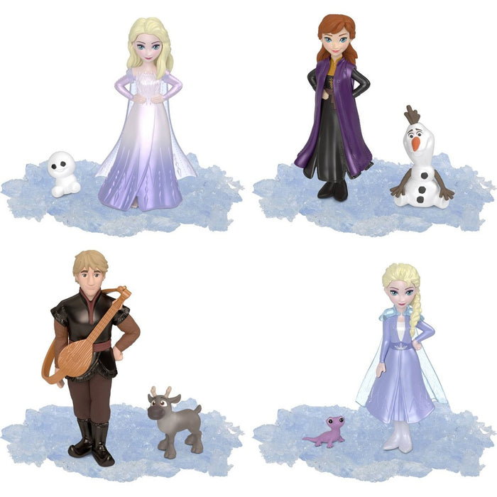 Disney Frozen 5.5" Ice Reveal Surprise Small Doll with Gel Character Friend & Accessories
