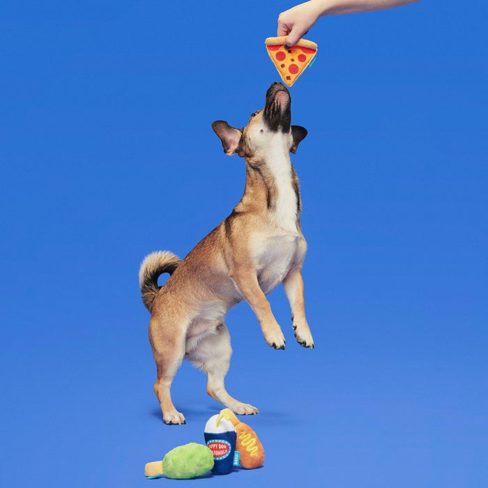 BARK Wagland Amusement Park Thrill Squeaker Snacks Dog Plush Toy