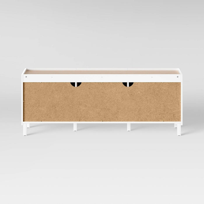 Minimal TV Stand for TVs up to 70" White - Threshold (LOCAL PICKUP ONLY)