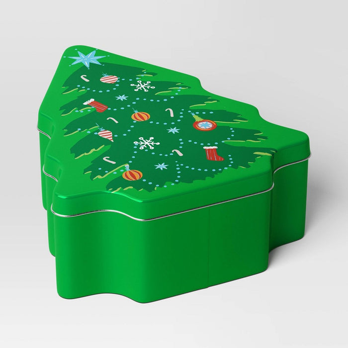 6.5"x8" Christmas Figural Tree Gift Box - Wondershop