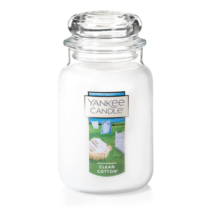 22oz Clean Cotton Original Large Jar Candle