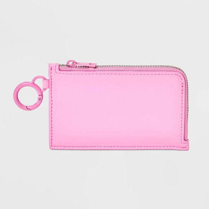 L-Zip Card Case - A New Day Pink