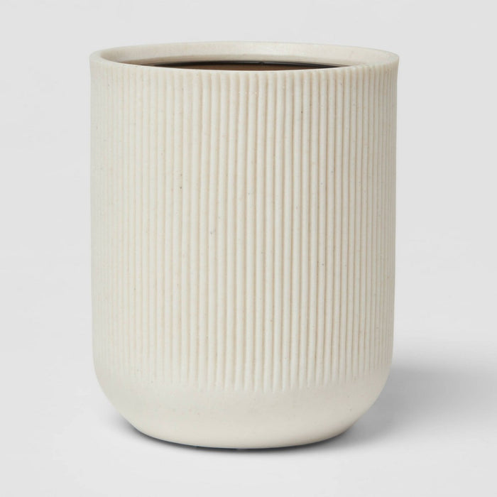 Modern Resin Toothbrush Holder Sand - Threshold