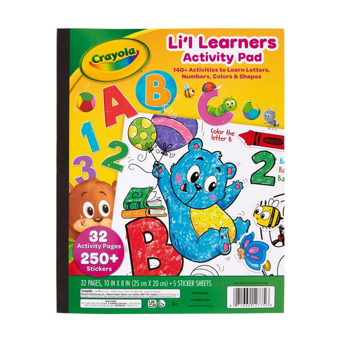 Crayola Lil' Learners Activity Pad 10"x 8"