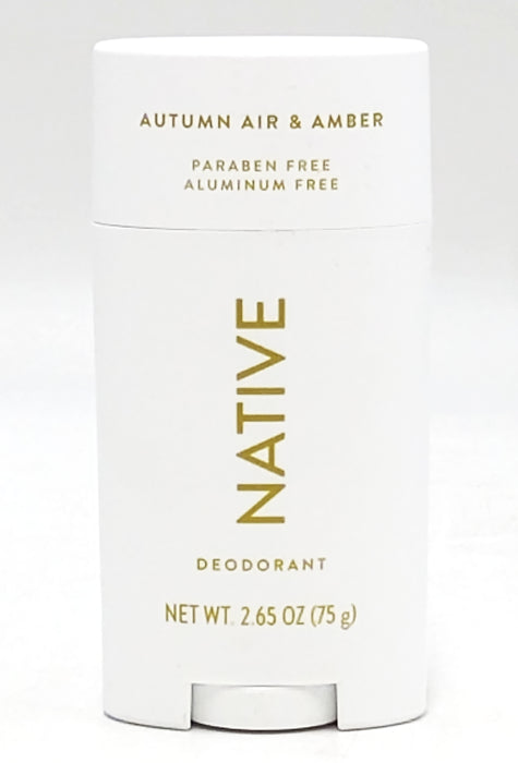 Native Limited Edition Deodorant - Autumn Air & Amber - Aluminum Free - 2.65oz