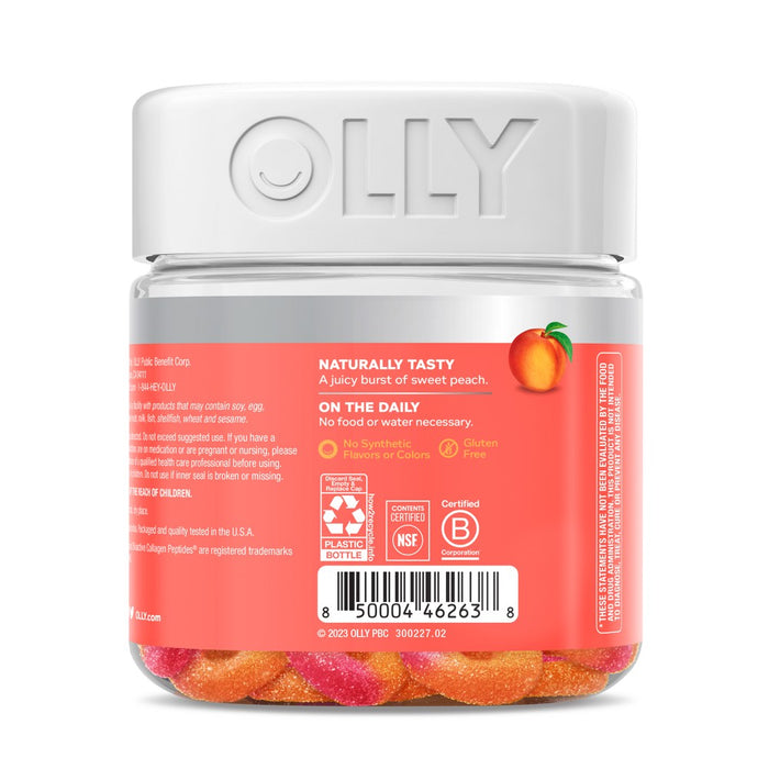 OLLY Collagen Rings Supplement Gummies for Skin Resilience - 30ct
