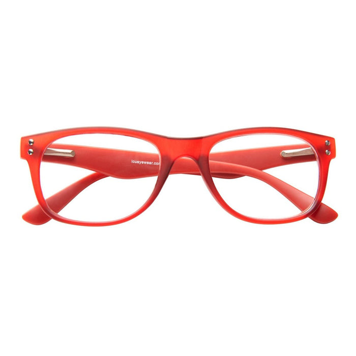 ICU Eyewear Cotati Reading Glasses - Retro Red +1.50