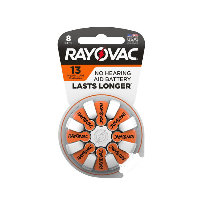 Rayovac Size 13 1.45V Hearing Aid Battery - 8pk