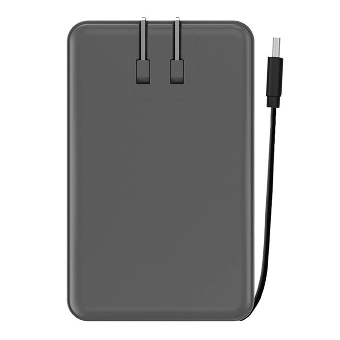 myCharge Amp Prong 5000mAh/12W Output Power Bank Charging Cable - Gray